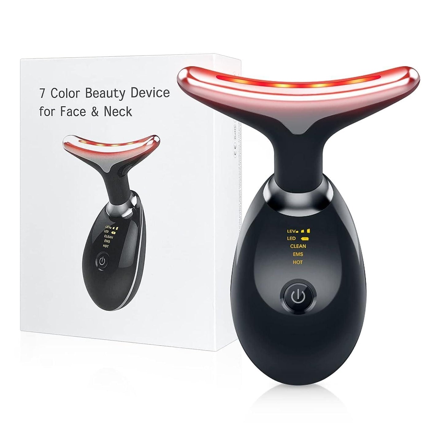 7 Colours Led Skin Care Facial Beauty Device with Vibration