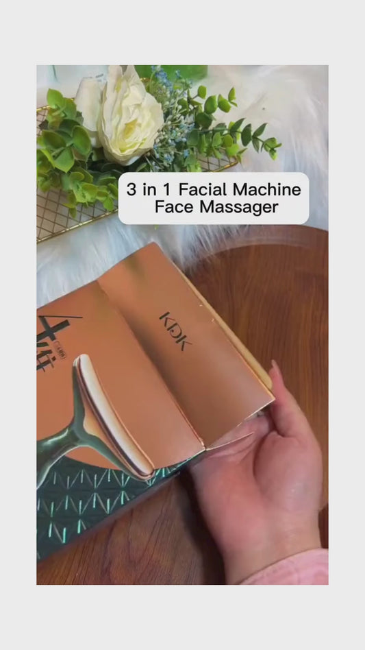 3 in 1 Anti-Wrinkles Face Neck Eyes Massager